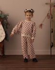 POINTSETTIA JACQUARD KNIT SET