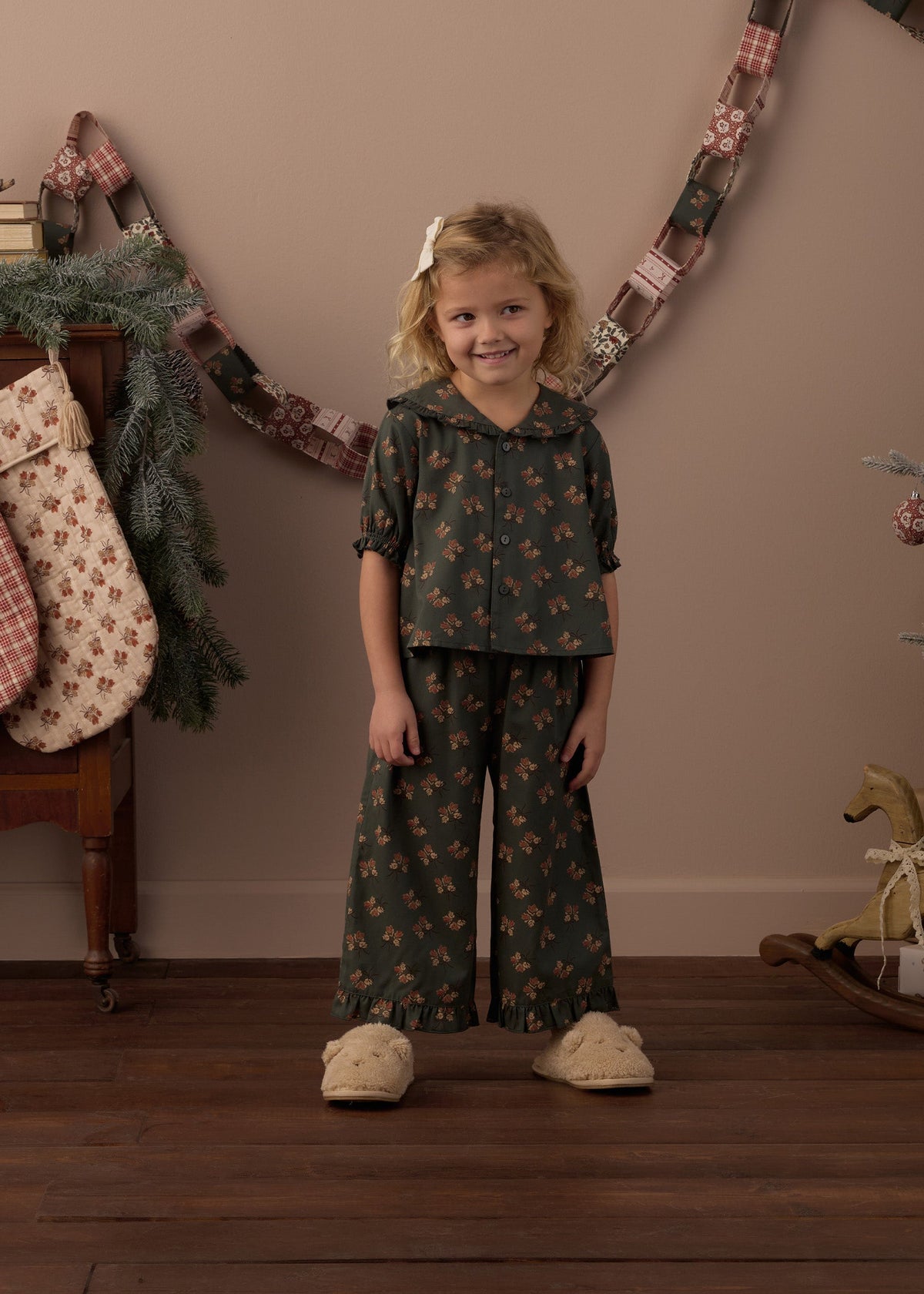 BOUQUET RUFFLE PAJAMAS