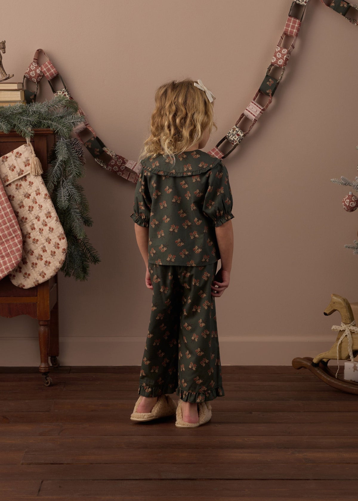 BOUQUET RUFFLE PAJAMAS