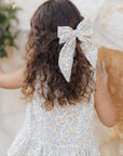 OVERSIZED BOW HAIRCLIP - IVORY BLOOM