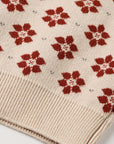 POINTSETTIA JACQUARD KNIT SET