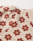 POINTSETTIA JACQUARD KNIT SET
