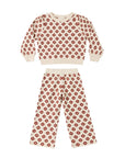 POINTSETTIA JACQUARD KNIT SET