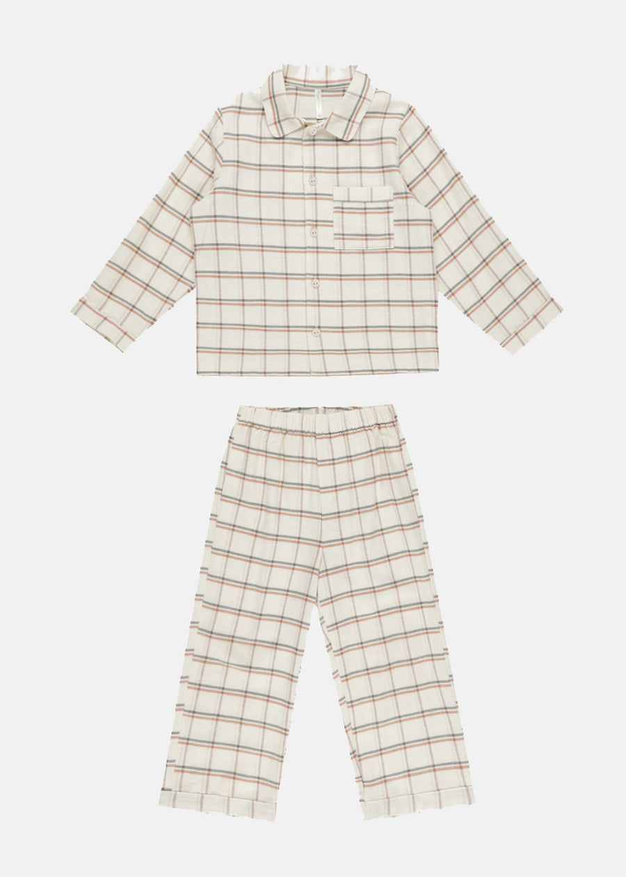 HOLIDAY PLAID PAJAMA SET