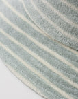 TERRY STRIPE BUCKET HAT