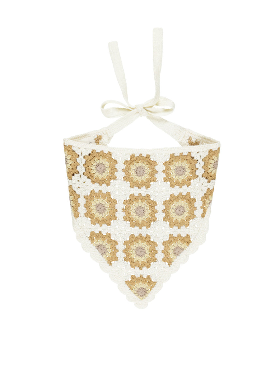 DAISY CROCHET SCARF HEADBAND