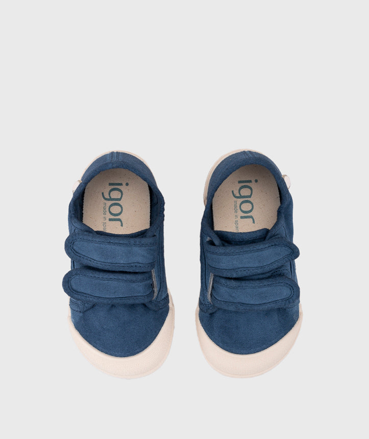 LONA VELCRO SHOE - MARINE