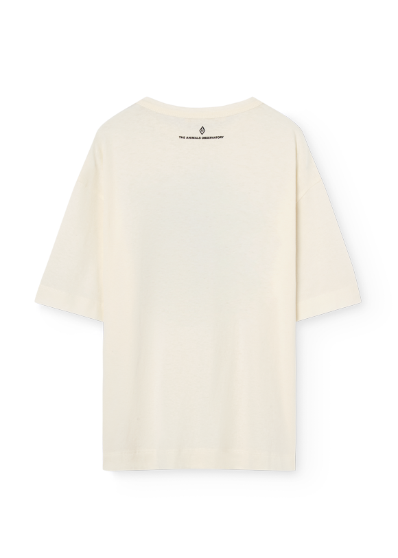White t-shirt on a white background