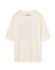 White t-shirt on a white background