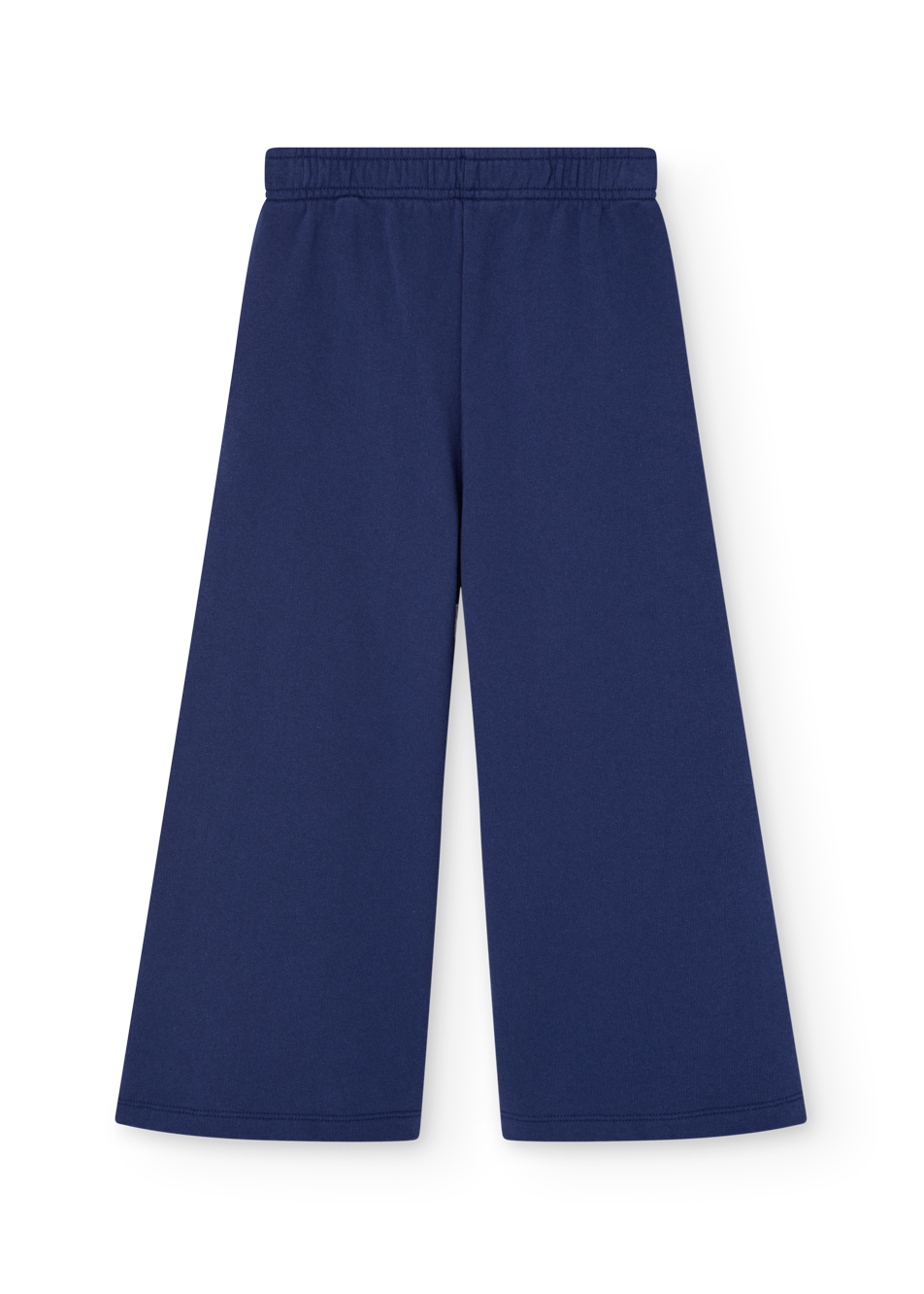 Navy blue pants on a white background
