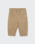 Beige pants on a white background