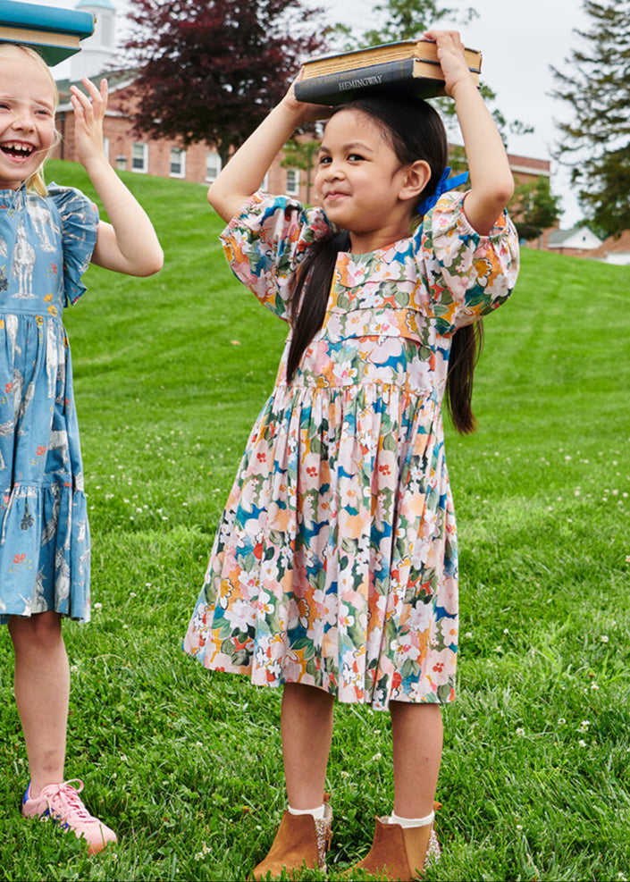 EVELYN WATERCOLOR DRESS