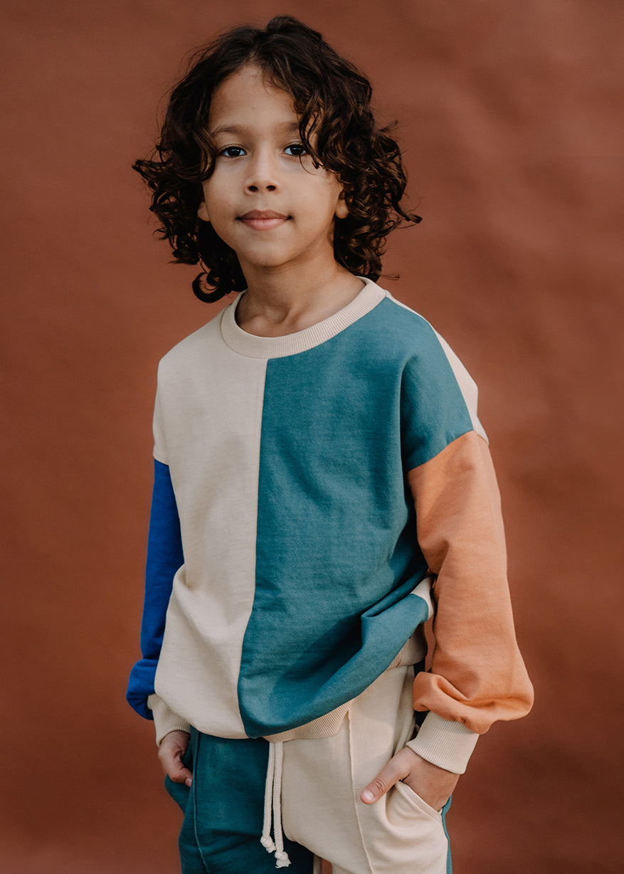 COLOURBLOCK SWEATSHIRT
