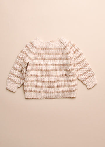 PHILIPPE REVERSIBLE SWEATER - CREAM