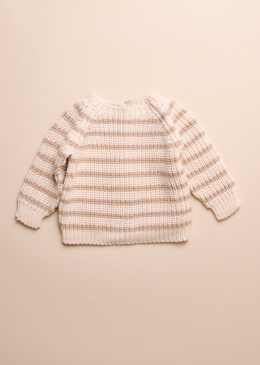 PHILIPPE REVERSIBLE SWEATER - CREAM