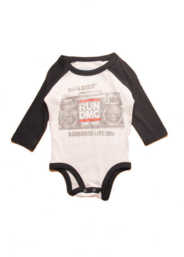 RUN DMC ROCK BOX ONESIE