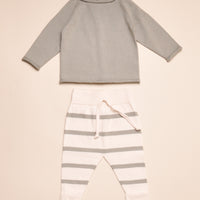 LUC SWEATER AND FOOTED PANT SET