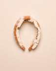CORDUROY EMBROIDERED HEADBAND