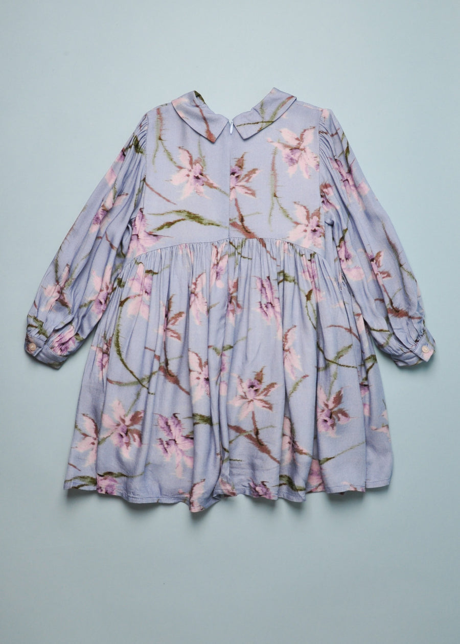 VASSY DRESS - BLUE FLORAL