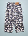 B.C. VINTAGE ALL OVER STRAIGHT PANTS