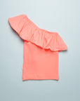 REBECCA TOP - WARM CORAL