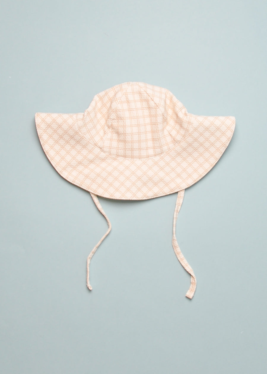 OAT CHECK SUN HAT