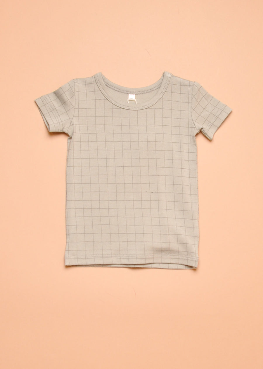 BAMBOO GRID PAJAMA SET