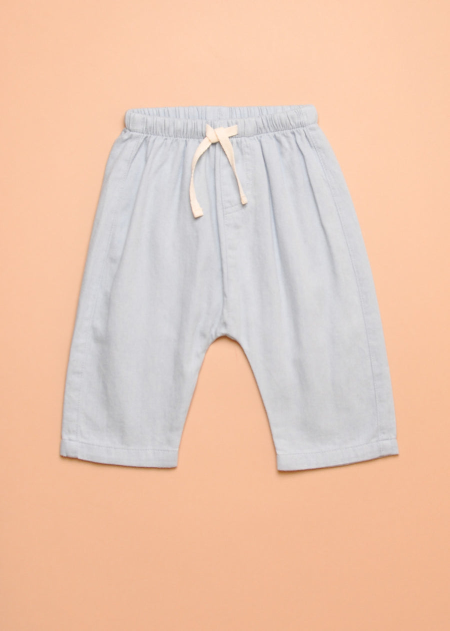 PULL ON CHAMBRAY PANT
