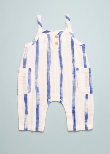 PAINTED STRIPE ROMPER
