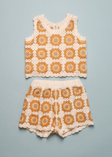 MARIGOLD DAISY CROCHET SET