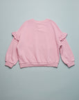 FRENCH TERRY RUFFLE SWEATSHIRT