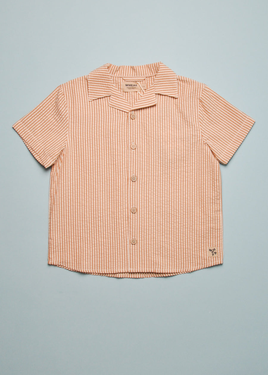 ANKER SHIRT - CARAMEL STRIPE
