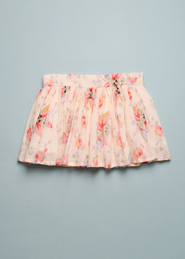 SPRINT WATERCOLOR FLOWER SKIRT