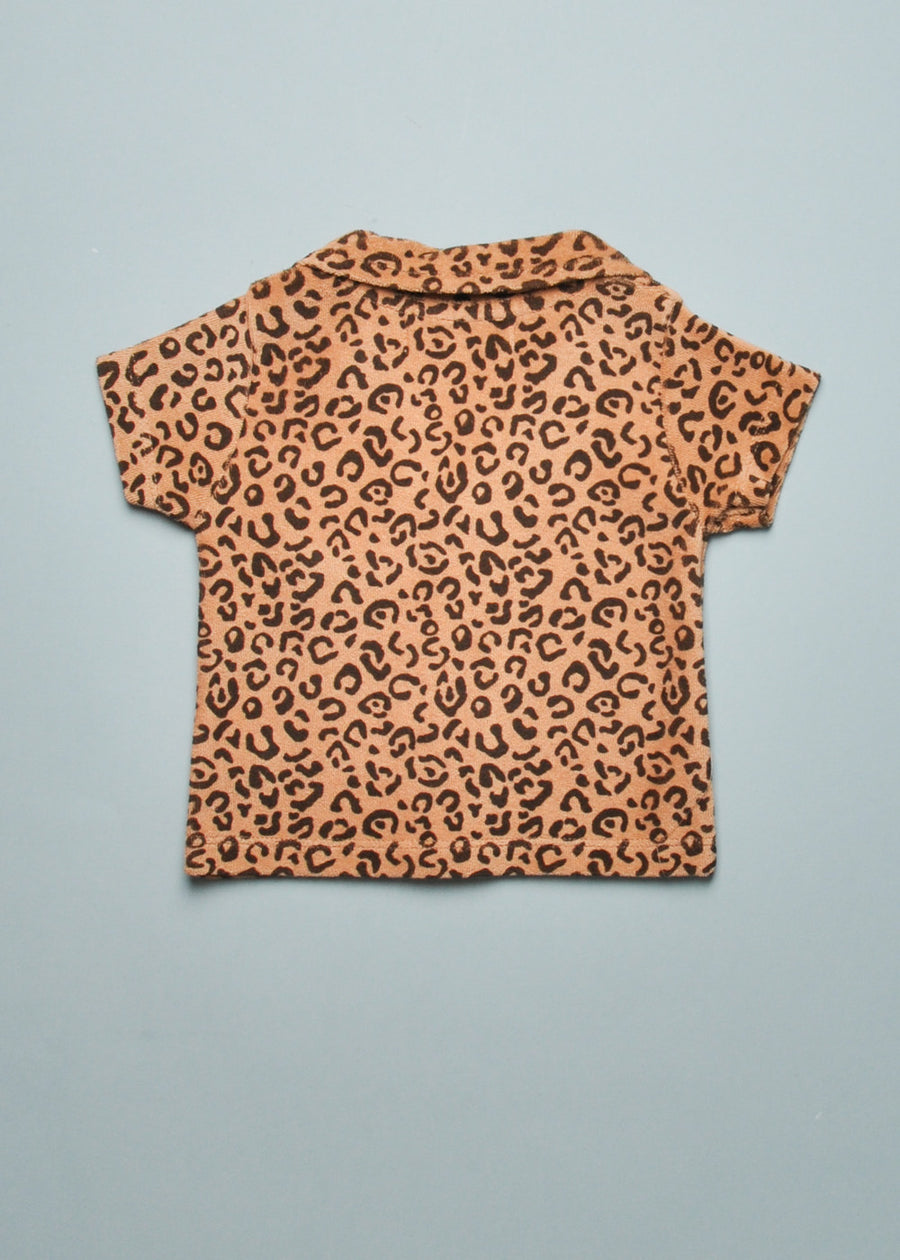 TERRY LEOPARD BUTTON DOWN