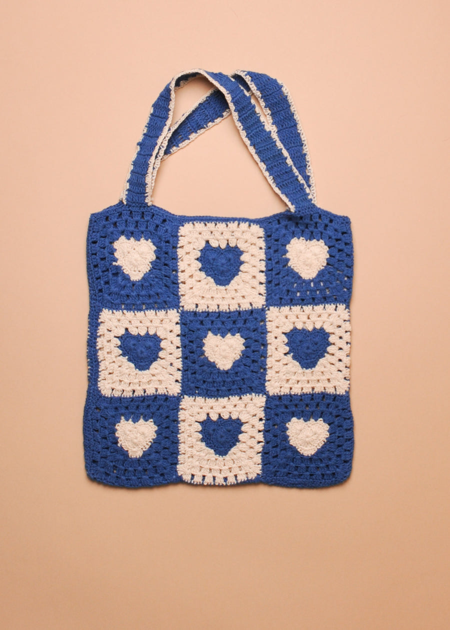 CROCHET HEARTS BAG