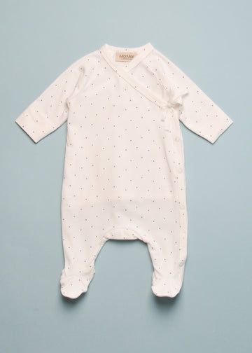 RUBETTA BLUE DOTS ROMPER