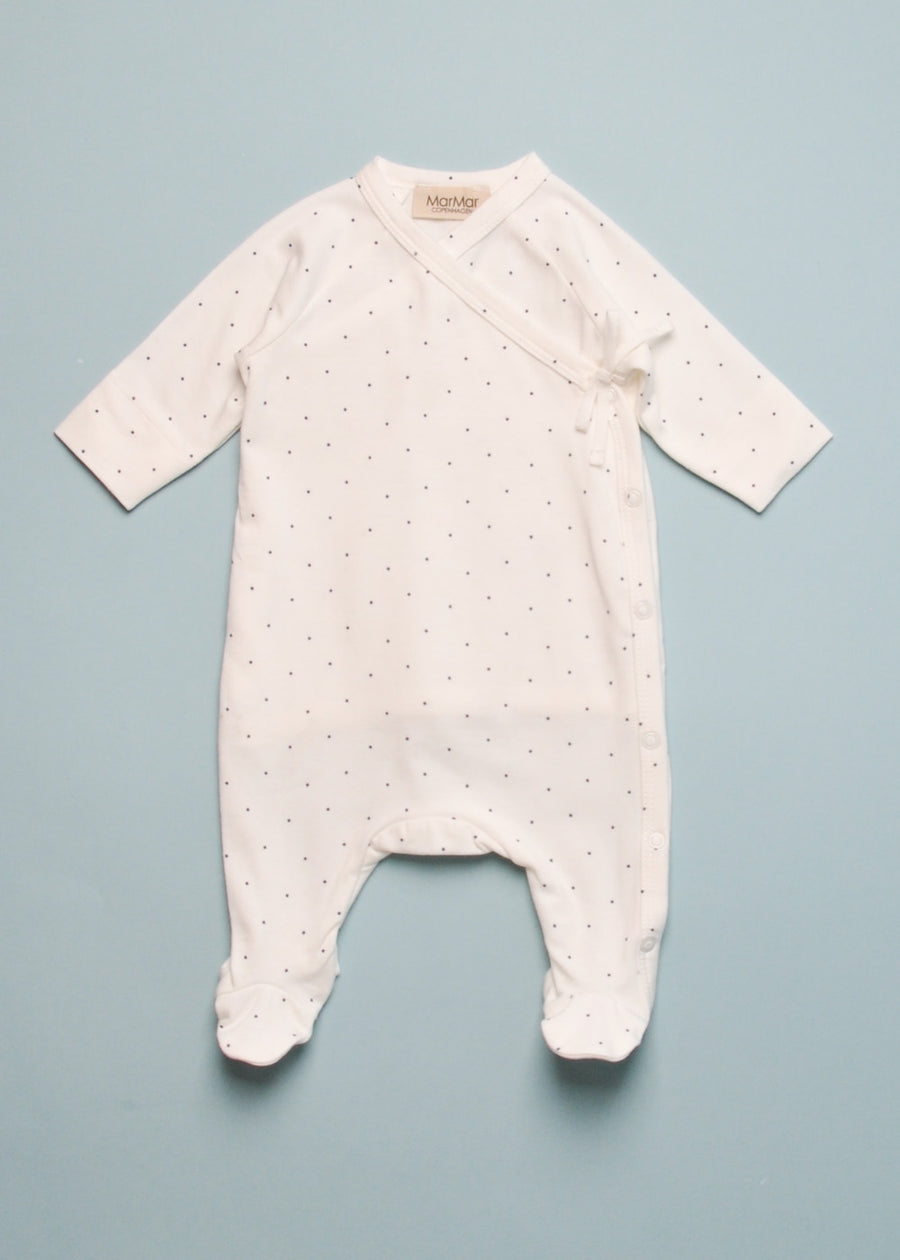 RUBETTA BLUE DOTS ROMPER