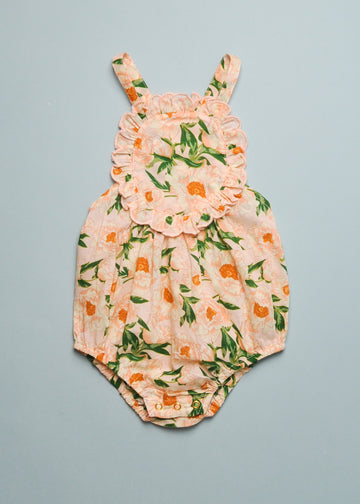 FREYA BOUQUET ROMPER - NUDE PINK
