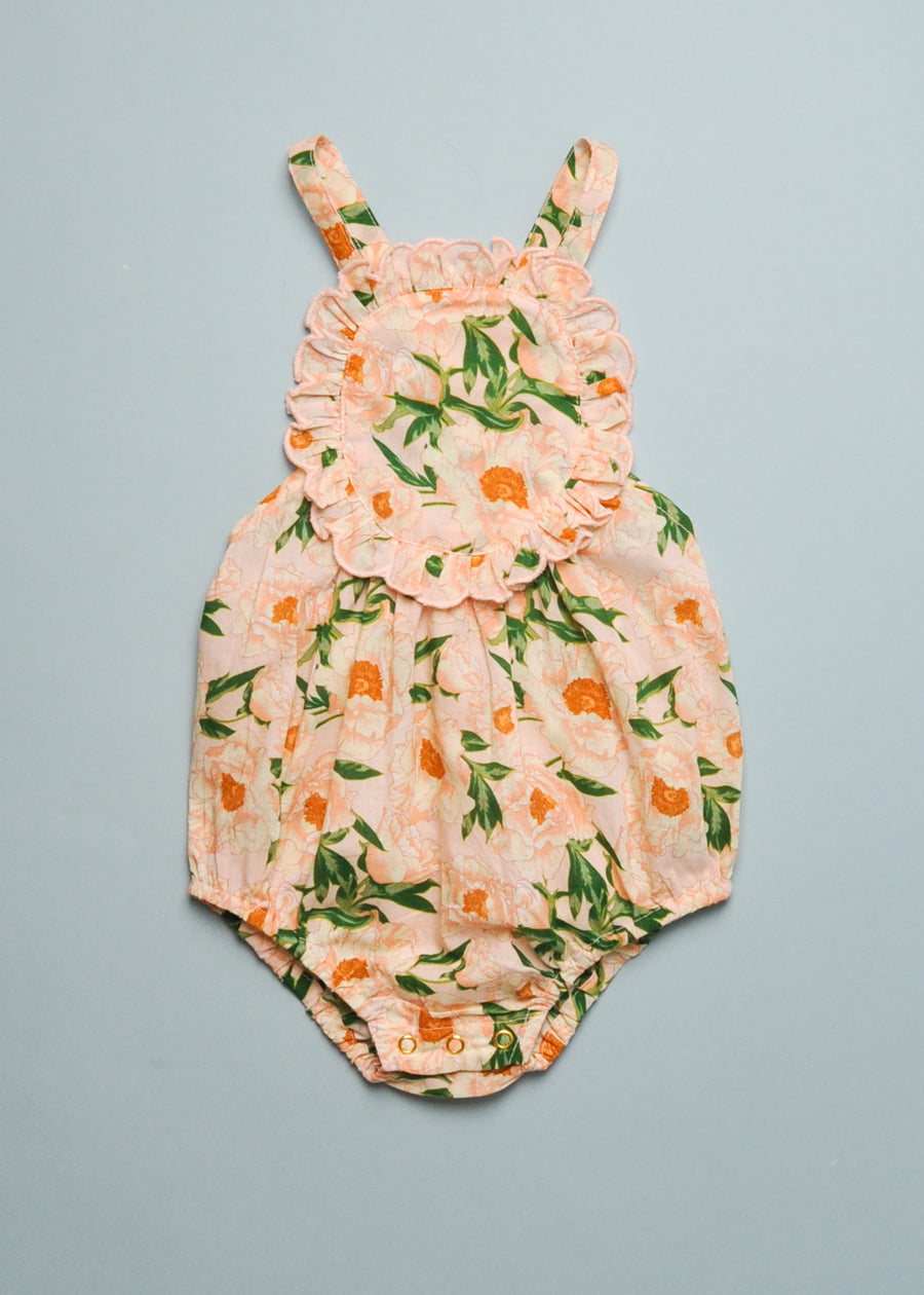 FREYA BOUQUET ROMPER - NUDE PINK
