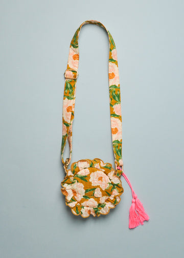BLOOM BOUQUET PURSE - MUSTARD