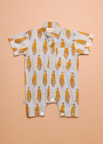 YELLOW TIGERS ROMPER