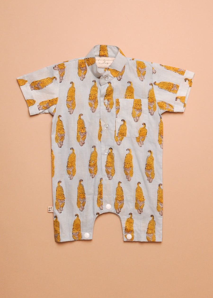 YELLOW TIGERS ROMPER