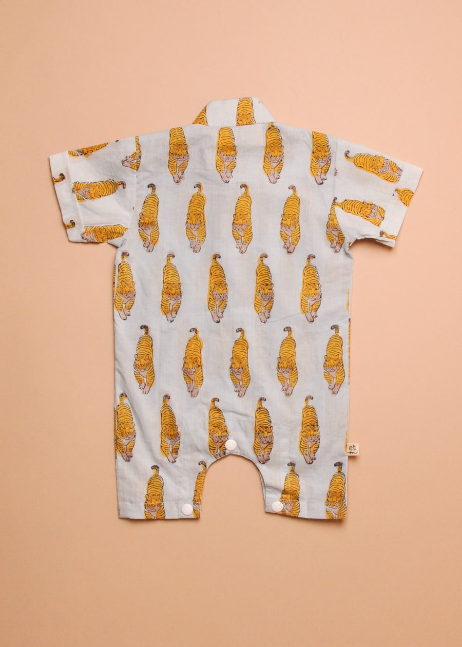 YELLOW TIGERS ROMPER