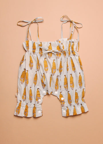 YELLOW TIGER GYPSY ROMPER