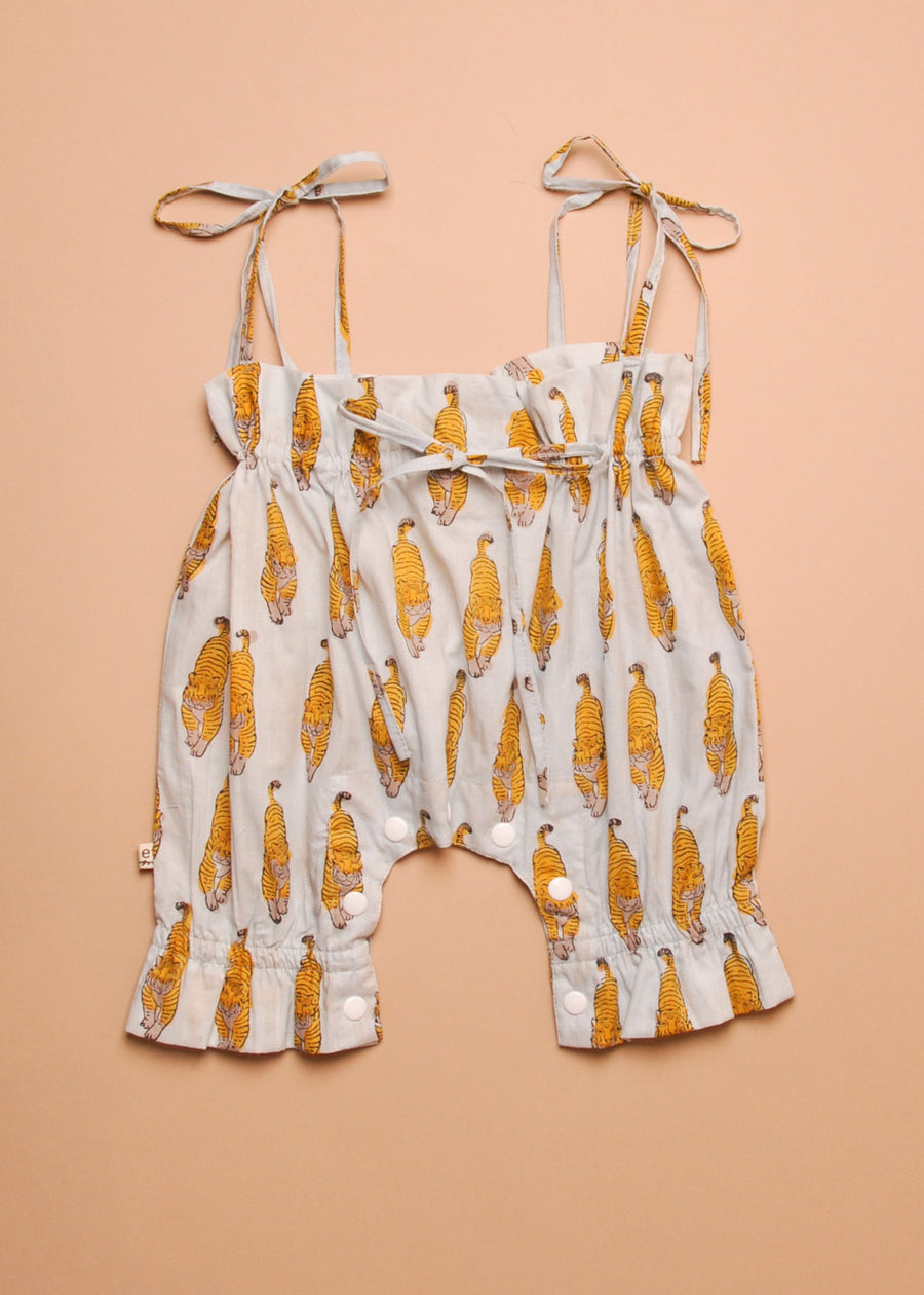 YELLOW TIGER GYPSY ROMPER