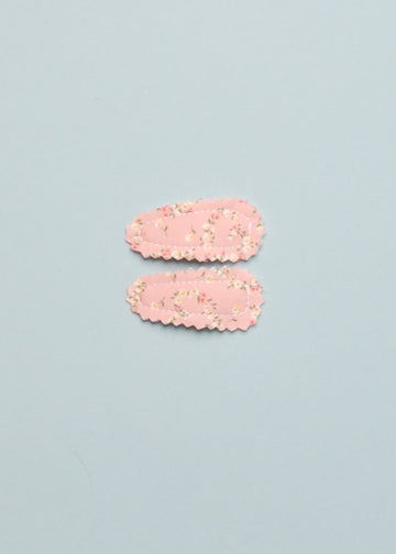 HAIR CLIP SET - POSY HEARTS