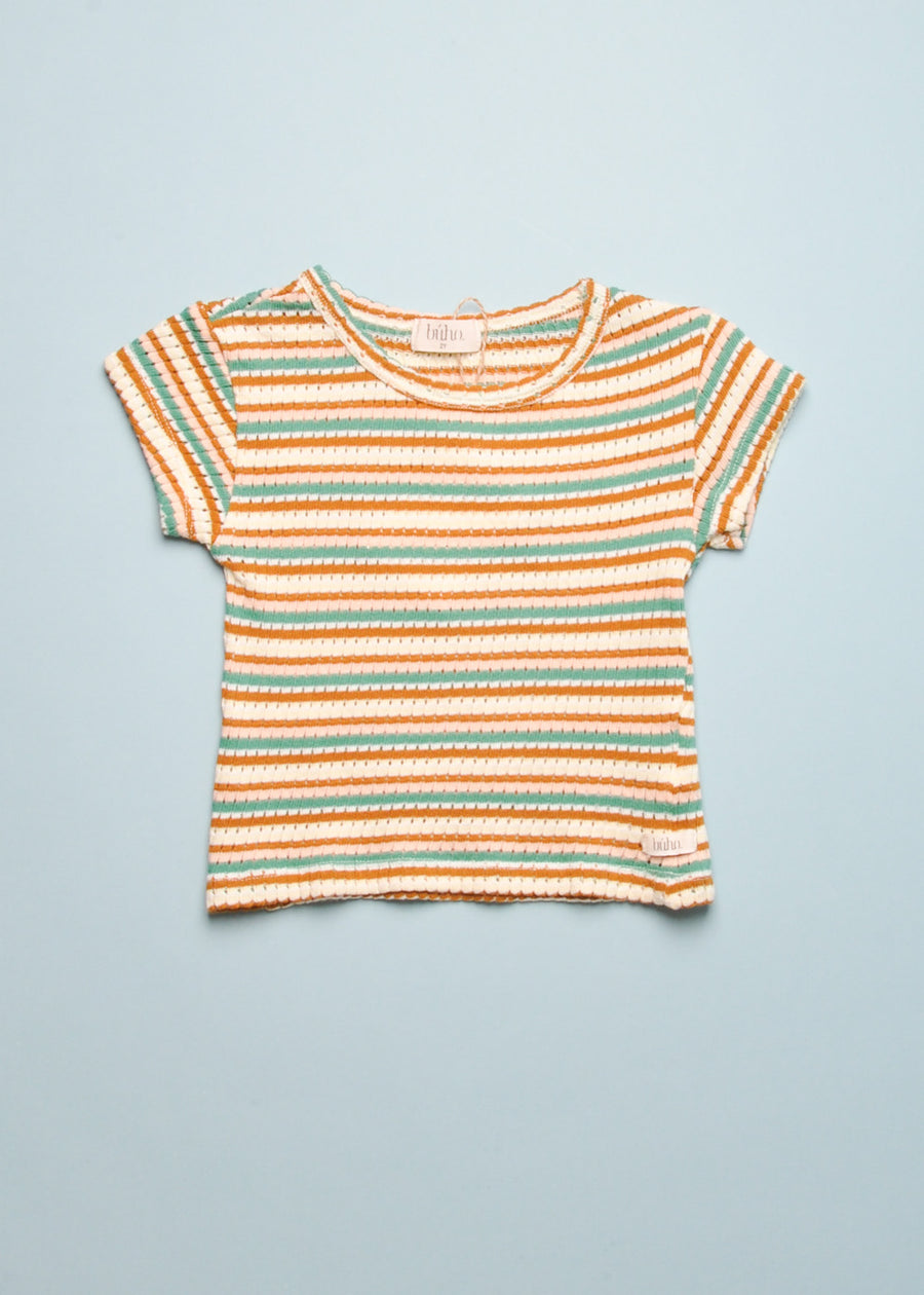 KNITTED STRIPE TOP