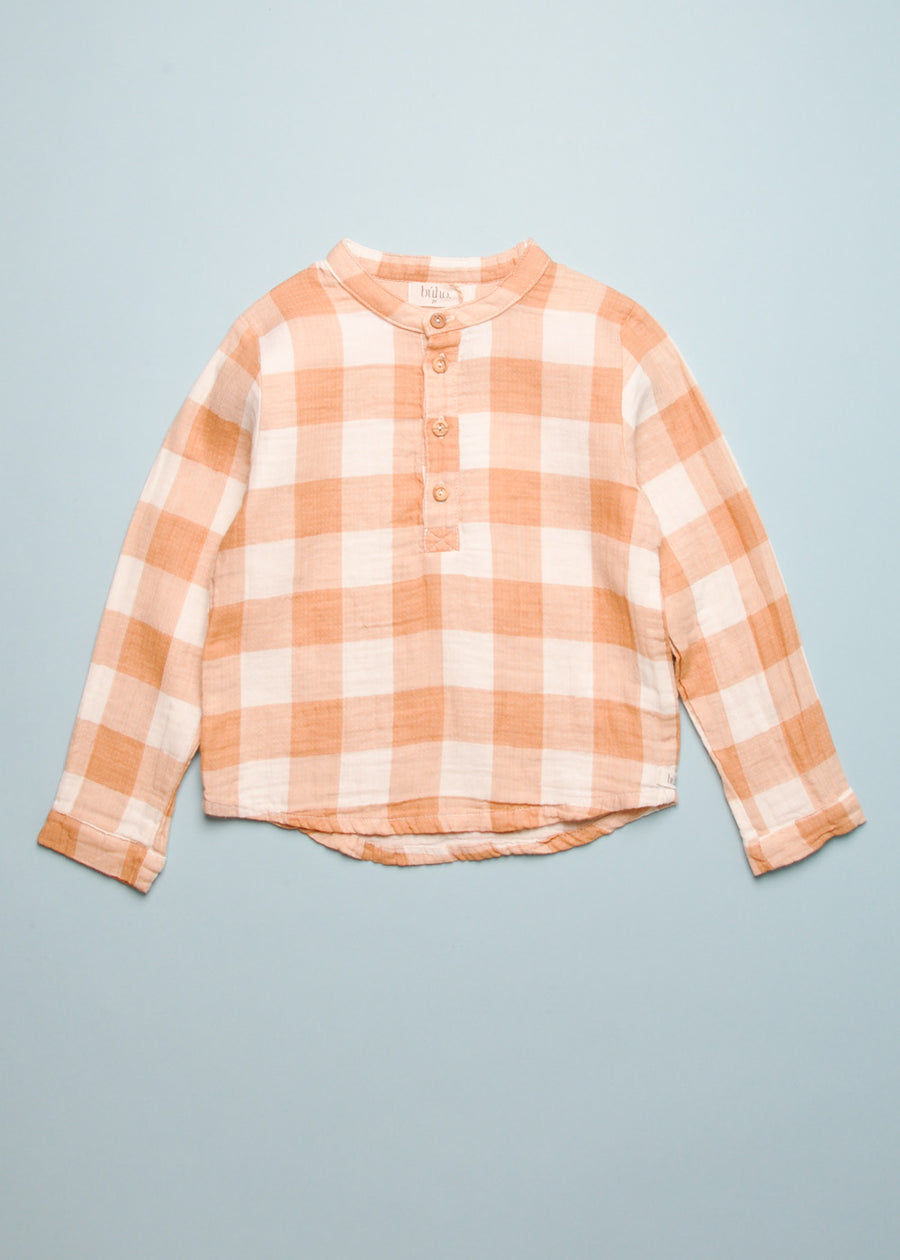 GINGHAM HENLEY