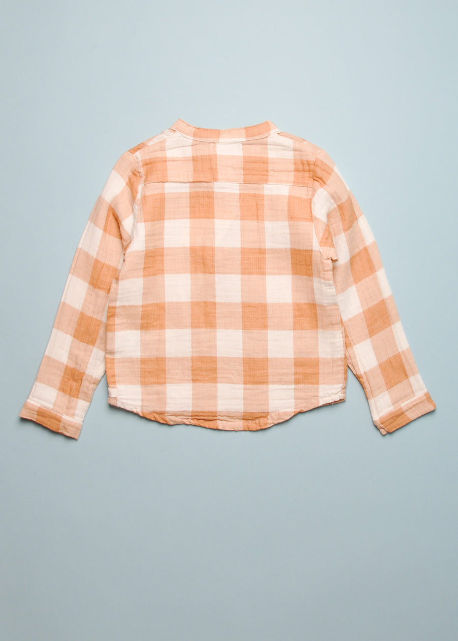 GINGHAM HENLEY