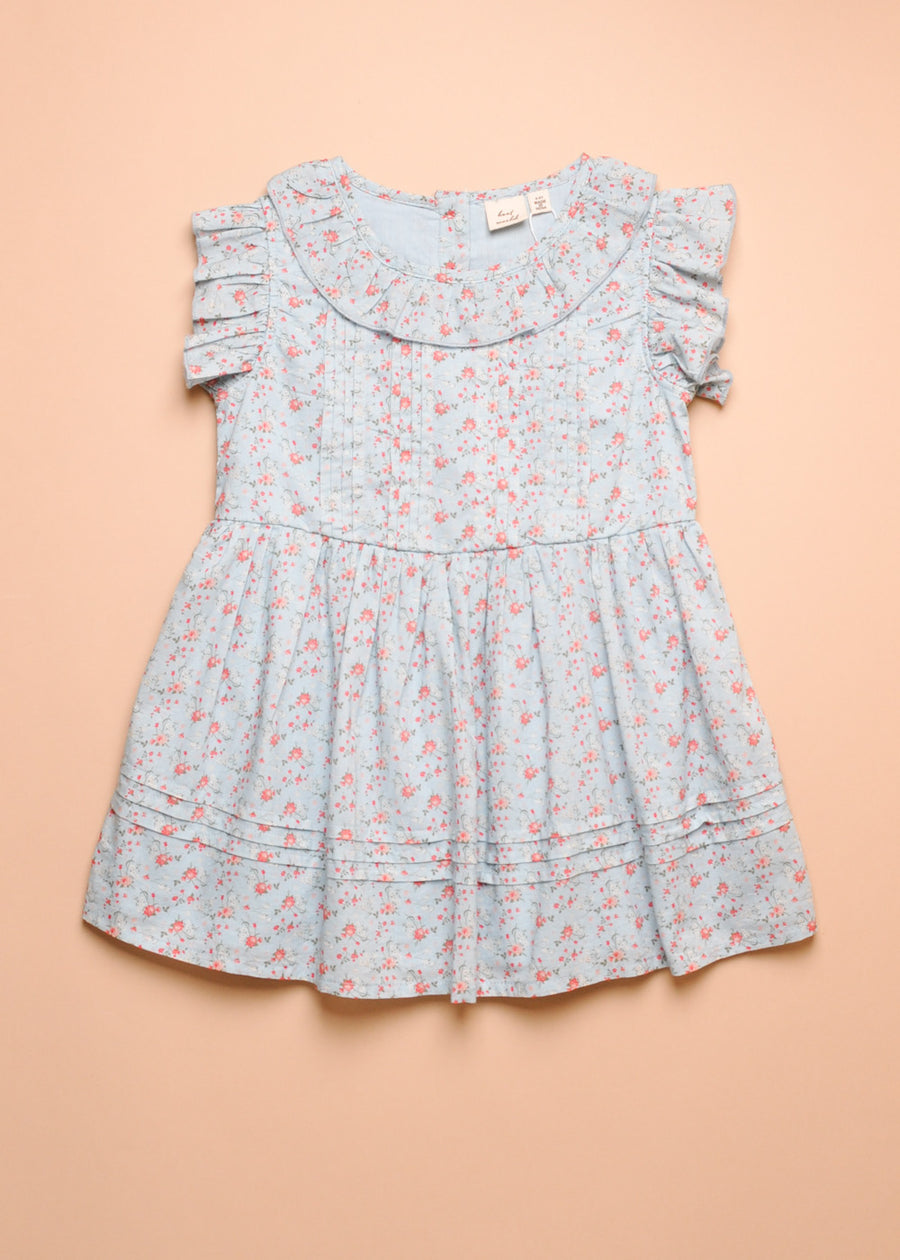 ANA DRESS -  BLUE POSY